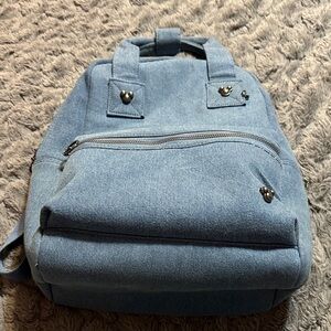Disney Light Blue Denim Backpack